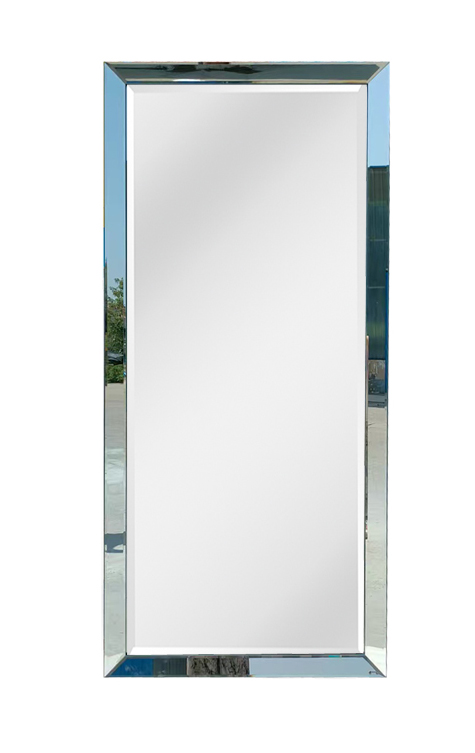 Black Frame Large Mirror