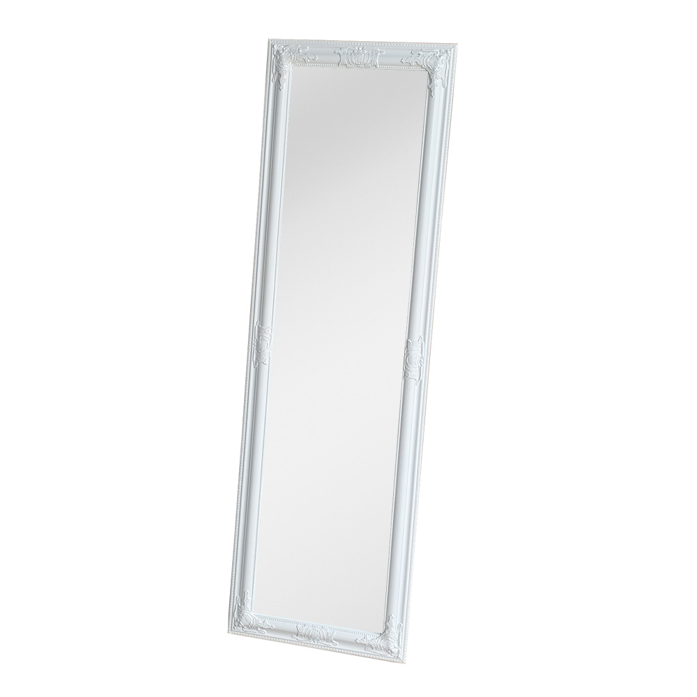 FREE STANDING MIRROR -   Low Sheen White