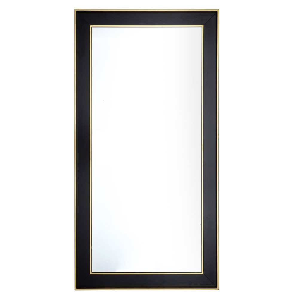  LOGAN GOLD LARGE MIRROR WITH BLACK