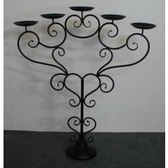 Metal Candle Holder 5 Point 