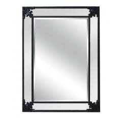 Modern Styling Black frame with Bevel Mirror