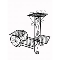 Metal Plant Stand - 4 Shelf