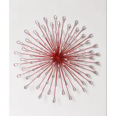 Wall Art Decor  Red - Star Burst 