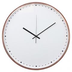 Wall Clock - with copper look alike surround