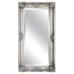 Antique Silver Ornate mirror