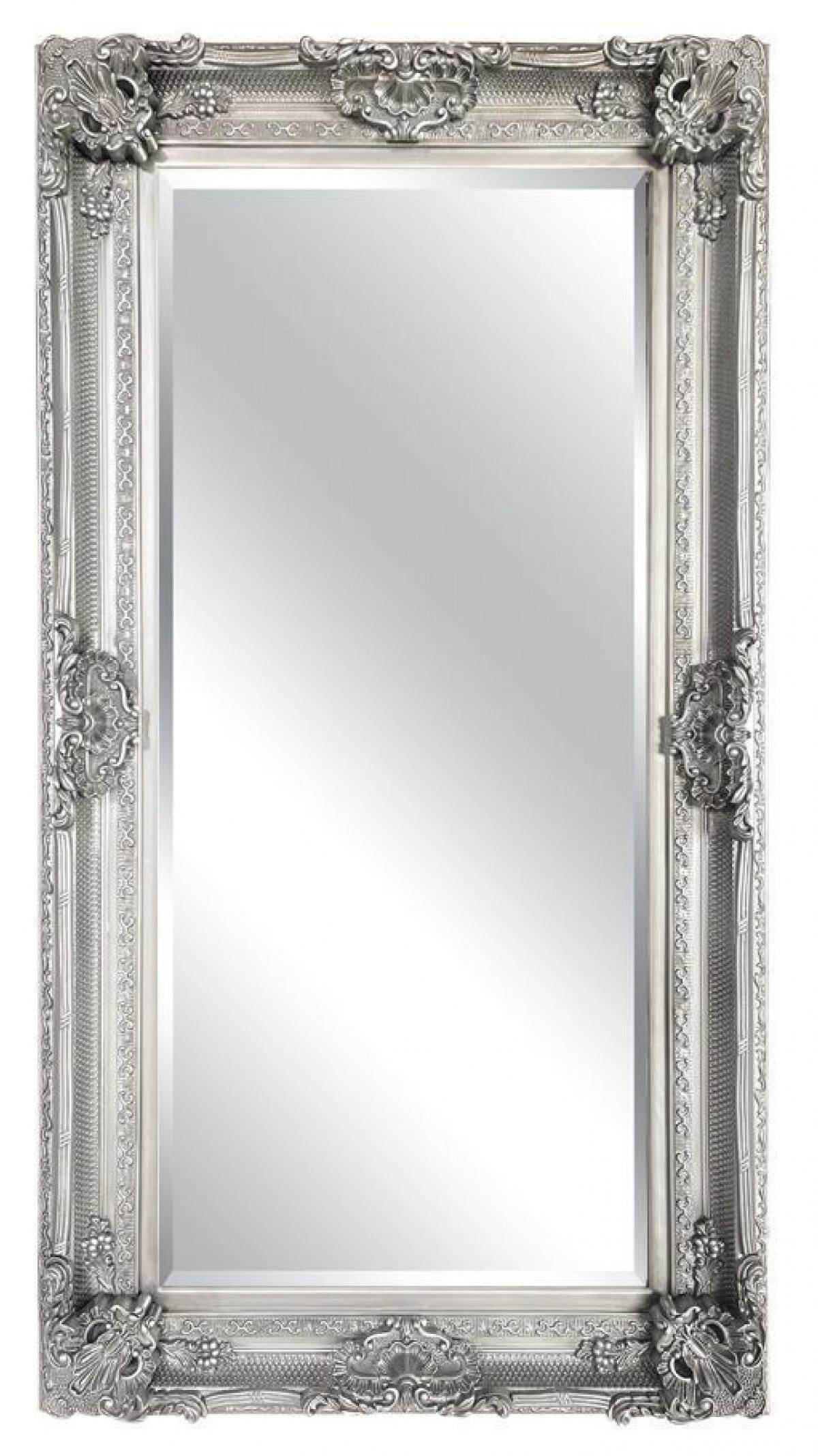 Antique Silver Ornate mirror